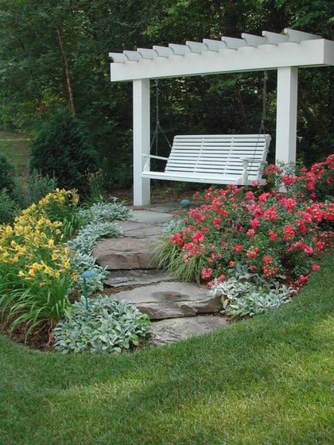 Memorial Garden with Swing