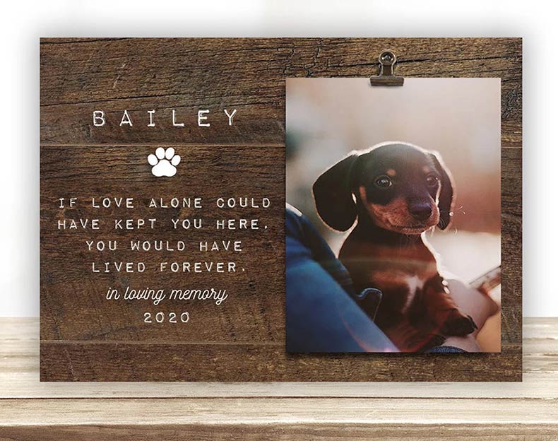 Pet Picture Frame Memorial