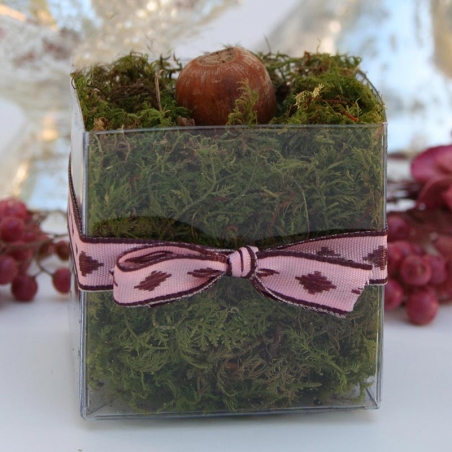 Single Front Pink Diamond Bow - No Lid