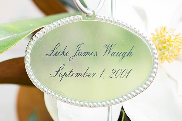 Baby Engraved Tree Tag