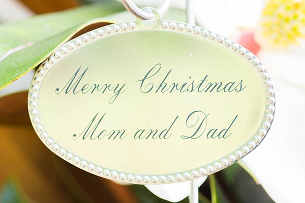 Holiday Engraved Tree Tag