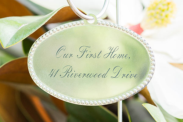 Housewarming Engraved Tree Tag