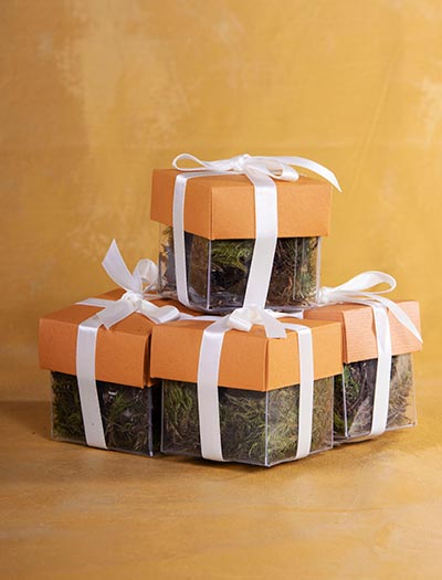 Stacked Wedding Favors