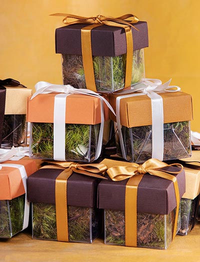 Large Stack of Wedding Favors